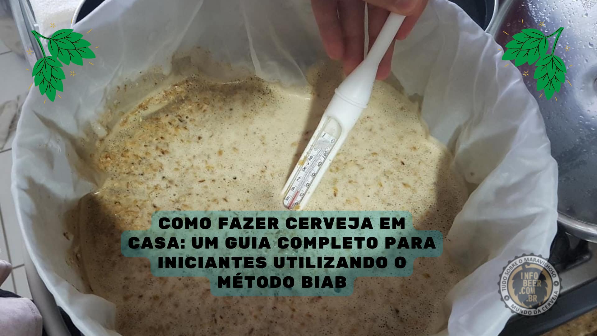 Como fazer cerveja em casa: um guia completo para iniciantes utilizando o método BIAB